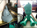 Печать объемных фигур на 3D принтере - ЖДУН и ГРУТ