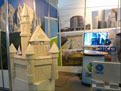 Изготовление макета замка из материала заказчика, выставка завода ЭКО Москва 2012